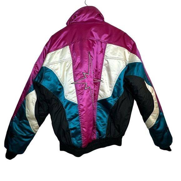 POLARIS Blue, Pink, Black & White Vintage 90’s Jacket Size XL - Picture 1 of 17